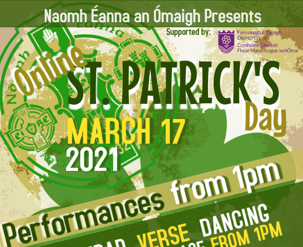 Online St. Patrick’s Day 2021