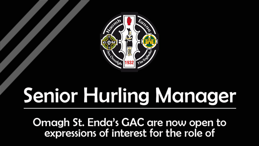 Search for next Senior Hurling Manager